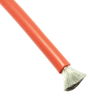 Силиконовый провод 3 awg красный